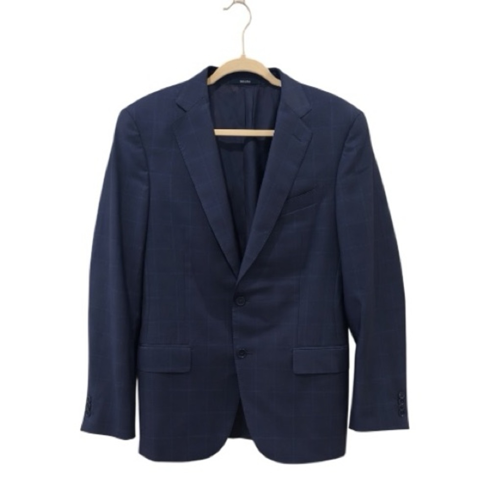 Ermenegildo Zegna Mila Fit 100% Wool Blazer Mens 48R (US 38R) Navy Made in Italy